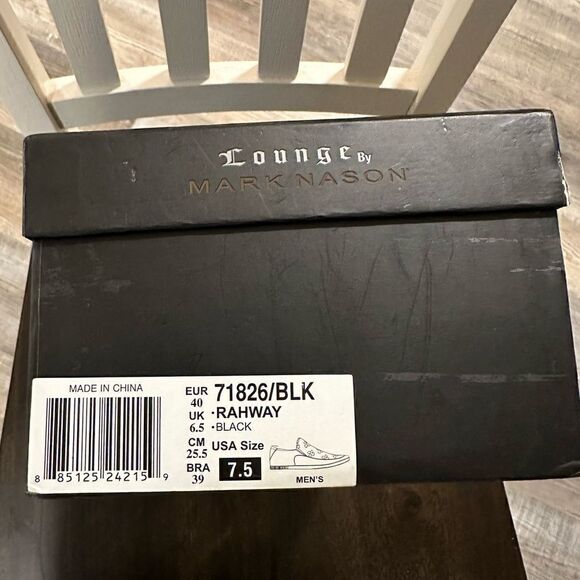 Mark Nason Lounge Rahway Loafers black size 7.5 NWT - Picture 6 of 6